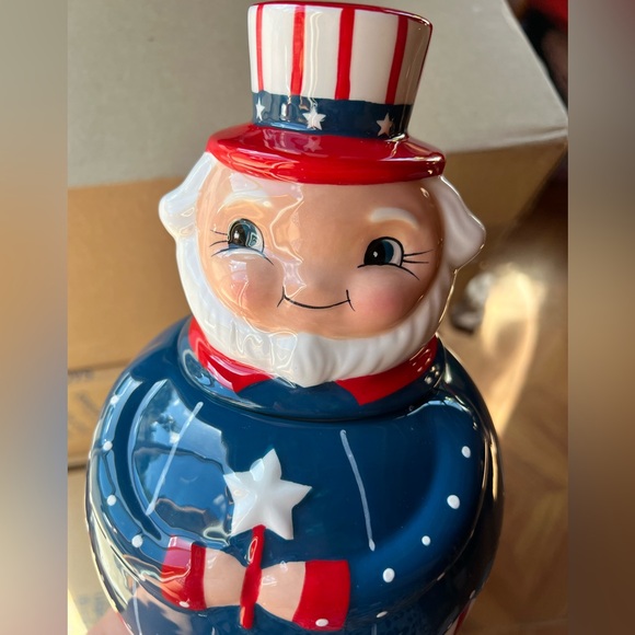 JOHANNA PARKER UNCLE SAM COOKIE JAR - Picture 2 of 5